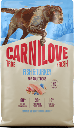 Carnilove True Fresh indyk, ryba adult 4 kg