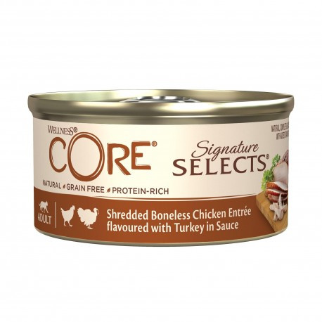 Wellness CORE Signature Selects indyk, kurczak w sosie adult 79 g