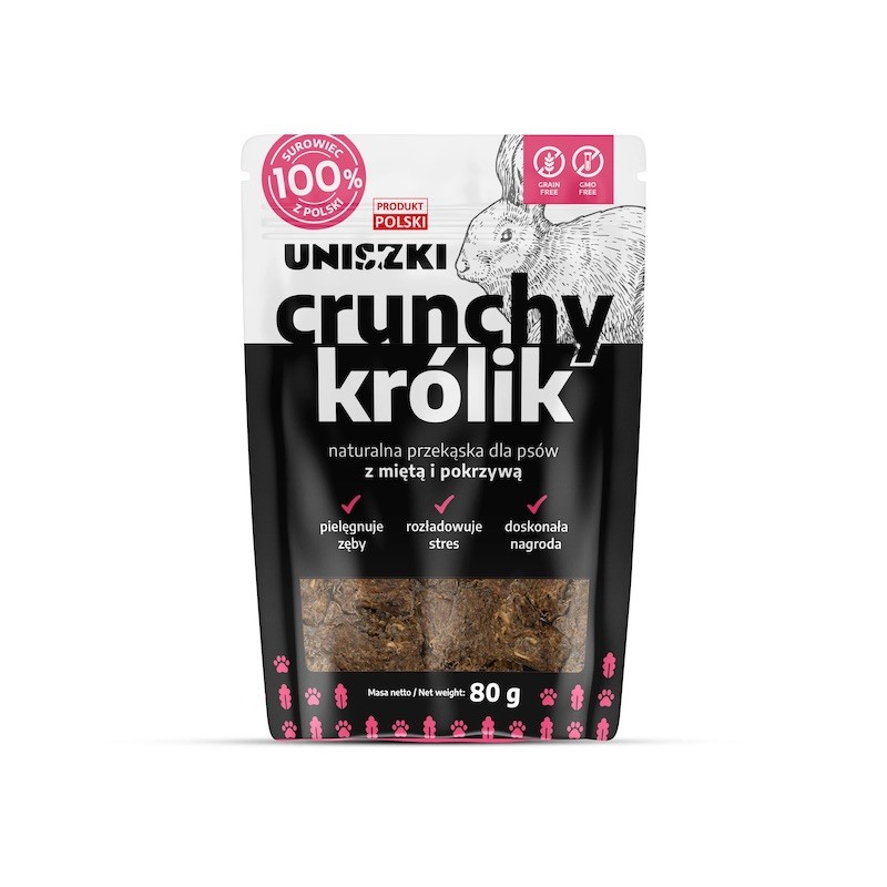 Uniszki Crunchy królik 80 g