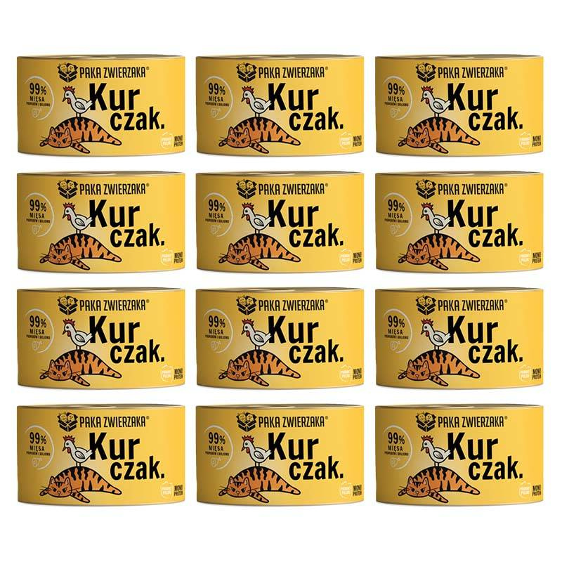 Paka Zwierzaka kurczak w galaretce 200 g × 12