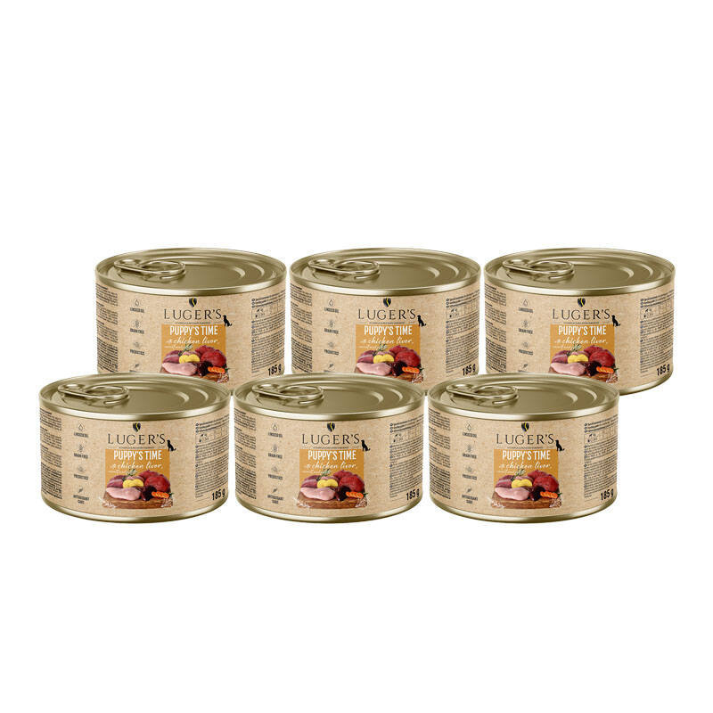 Luger's Puppy's Time kurczak puppy 185 g × 6