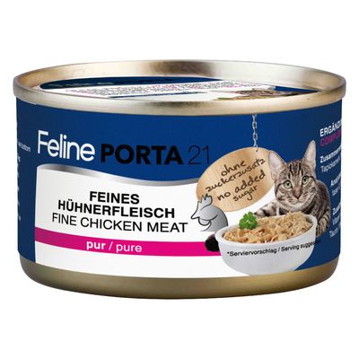 Porta 21 Feline kurczak w bulionie adult 90 g × 12