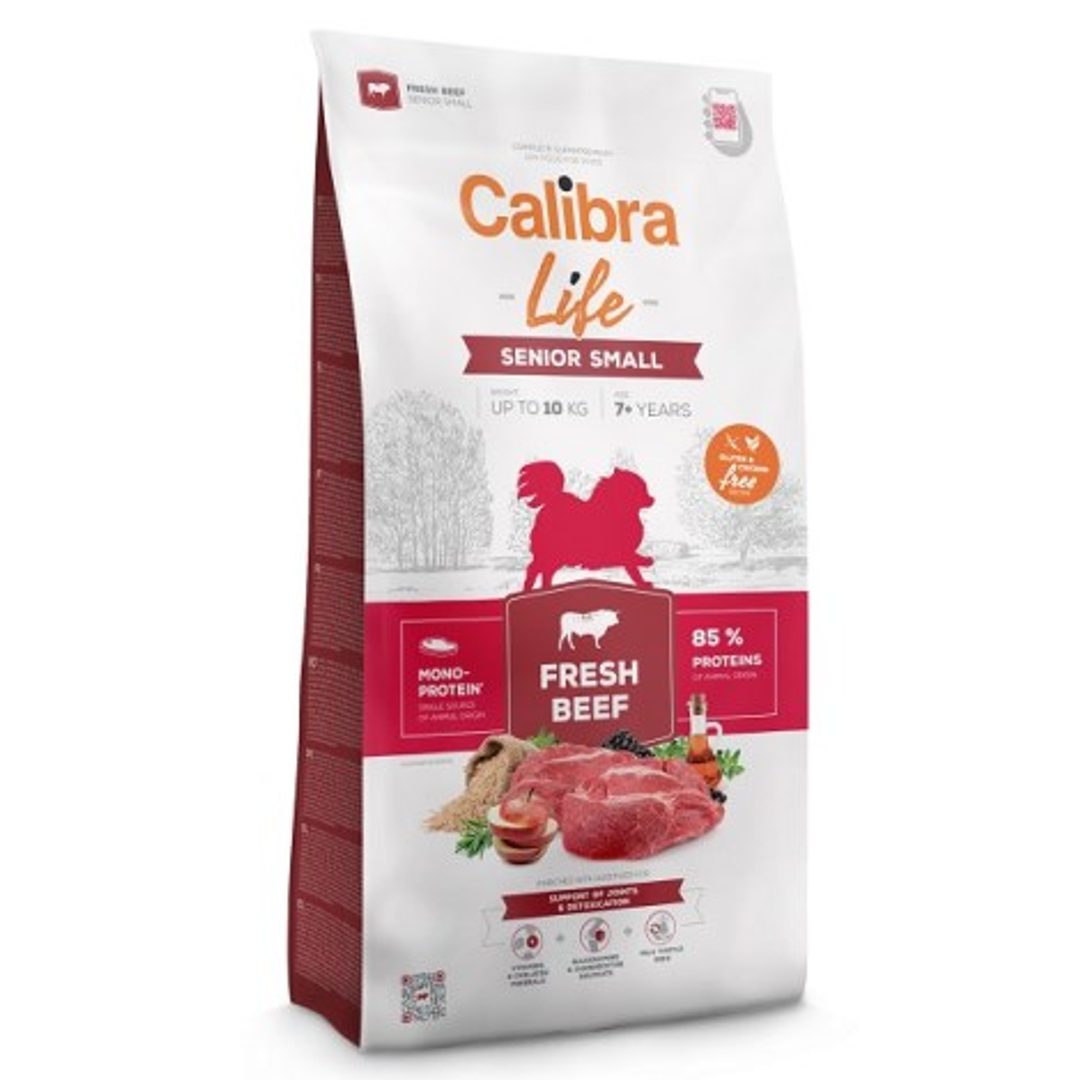 Calibra Dog Life wołowina senior małe rasy 1,5 kg