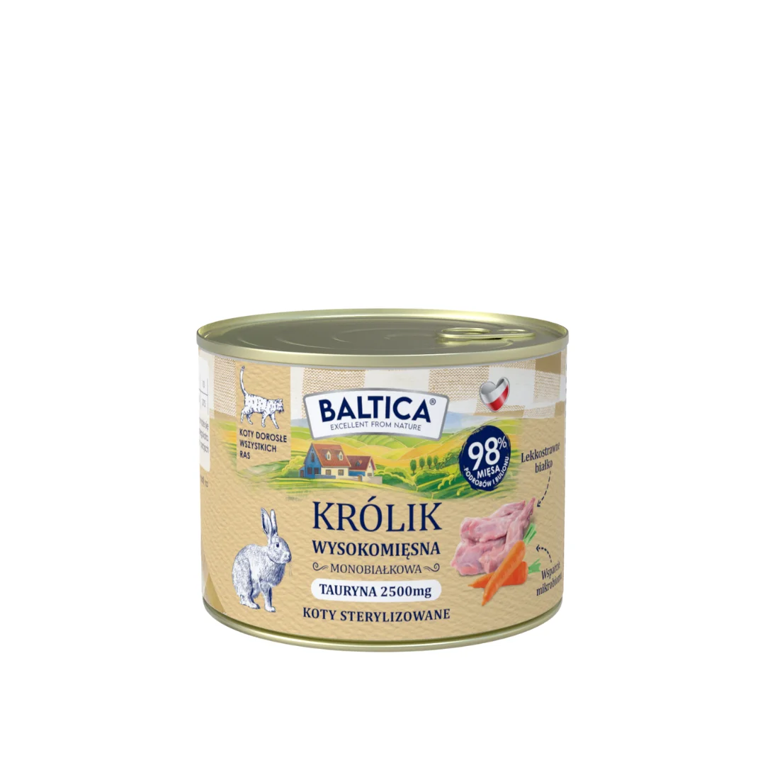 Baltica Smaki Regionów Sterilised królik adult 185 g