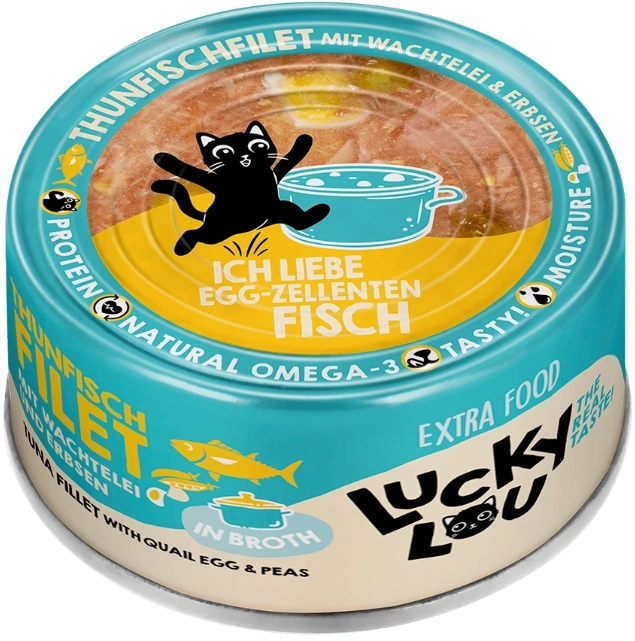 Lucky Lou Extrafood jajko, tuńczyk w bulionie adult 70 g