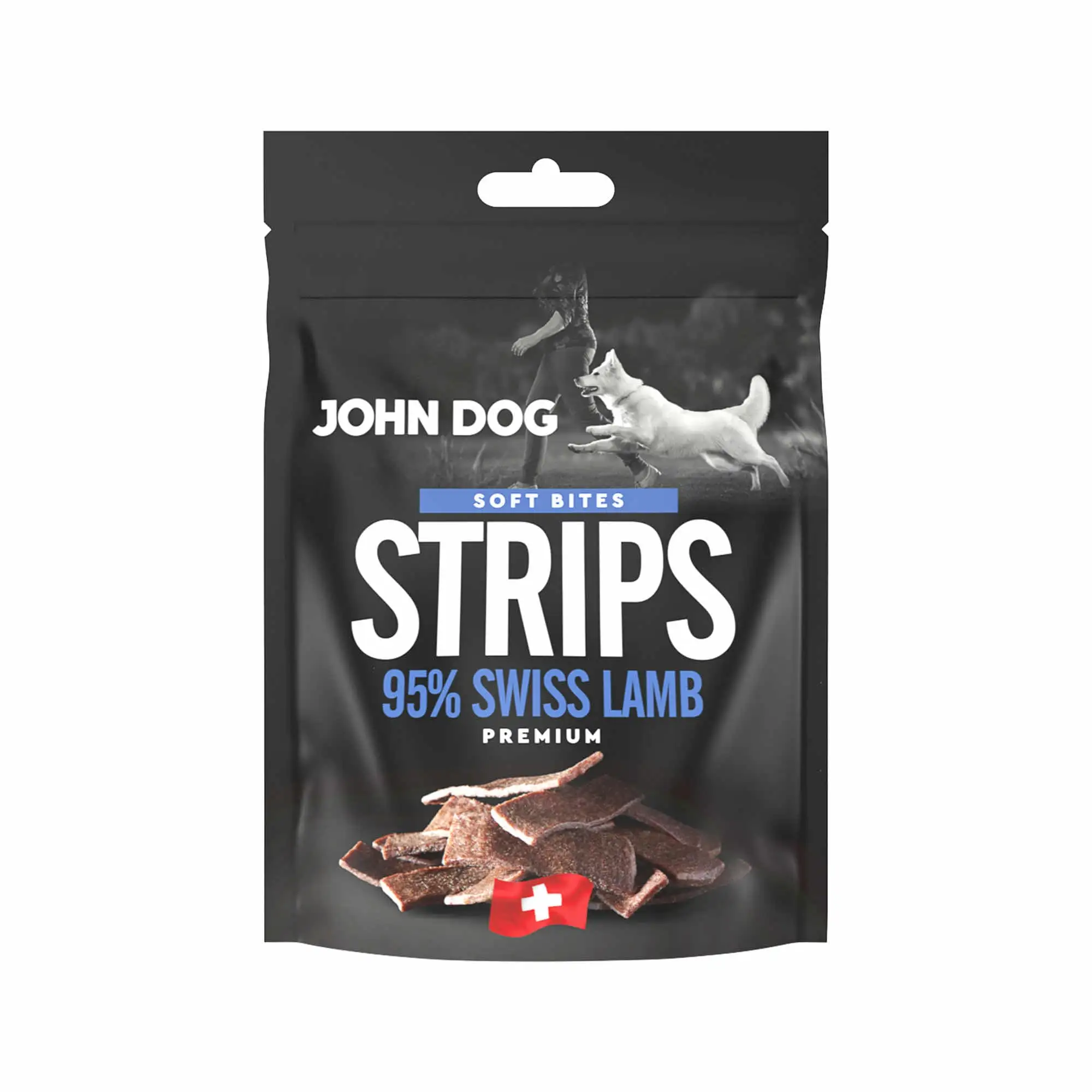 John Dog Soft Bites Strips jagnięcina 70 g
