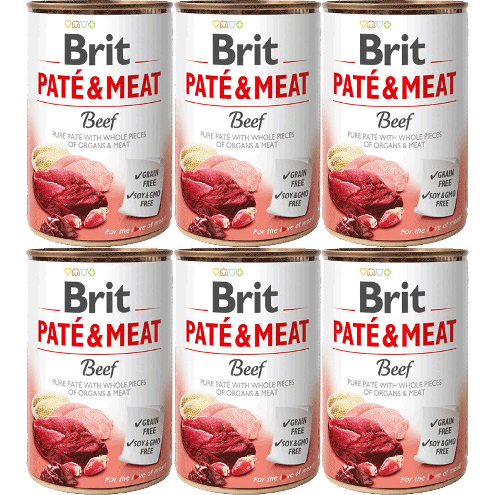 Brit Fresh wołowina 400 g × 6
