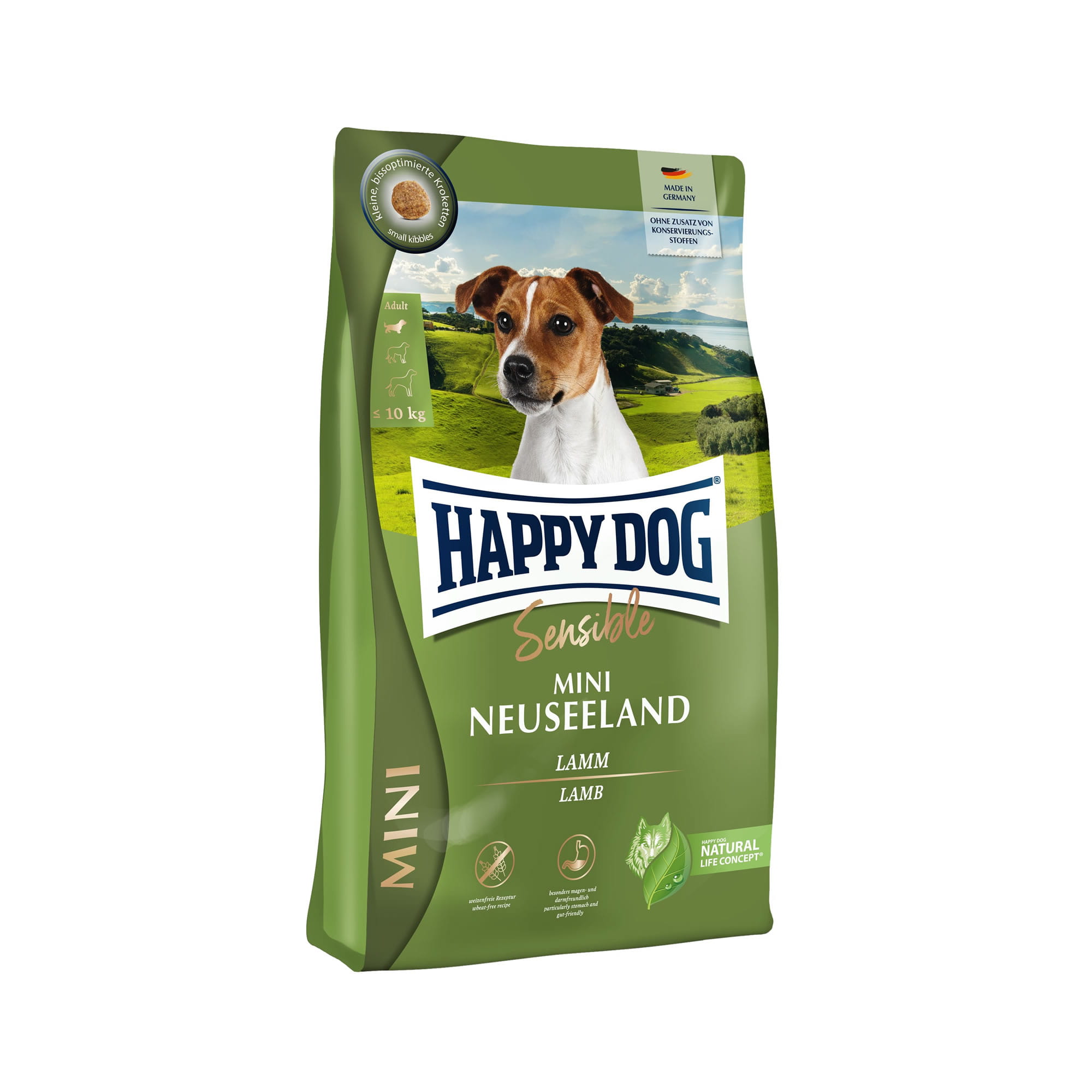 Happy Dog Mini New Zealand jagnięcina z ryżem adult małe rasy 4 kg
