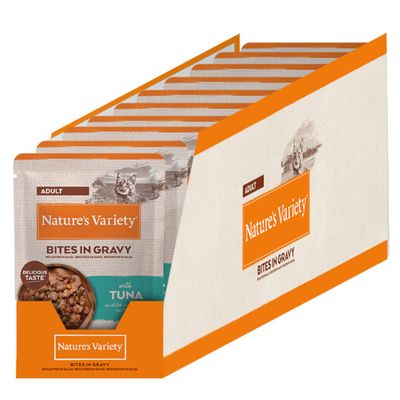 Nature's Variety Bites tuńczyk w sosie adult 85 g × 22