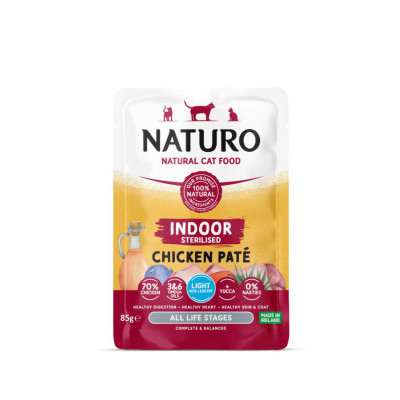 Naturo Indoor kurczak pasztet adult 85 g