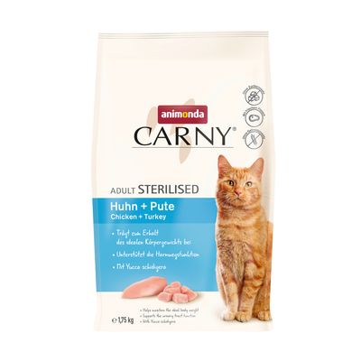 Animonda Carny Sterilised Urinary Light indyk, kurczak adult 1,75 kg × 3