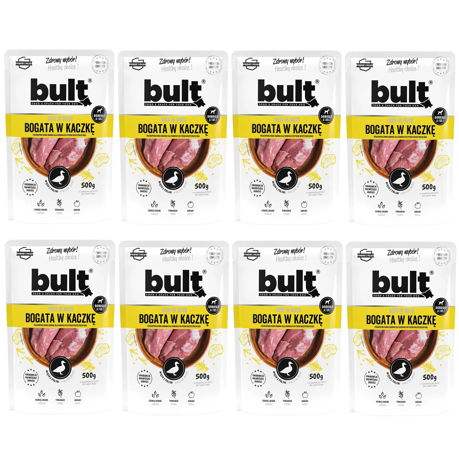 Bult kaczka 500 g × 8