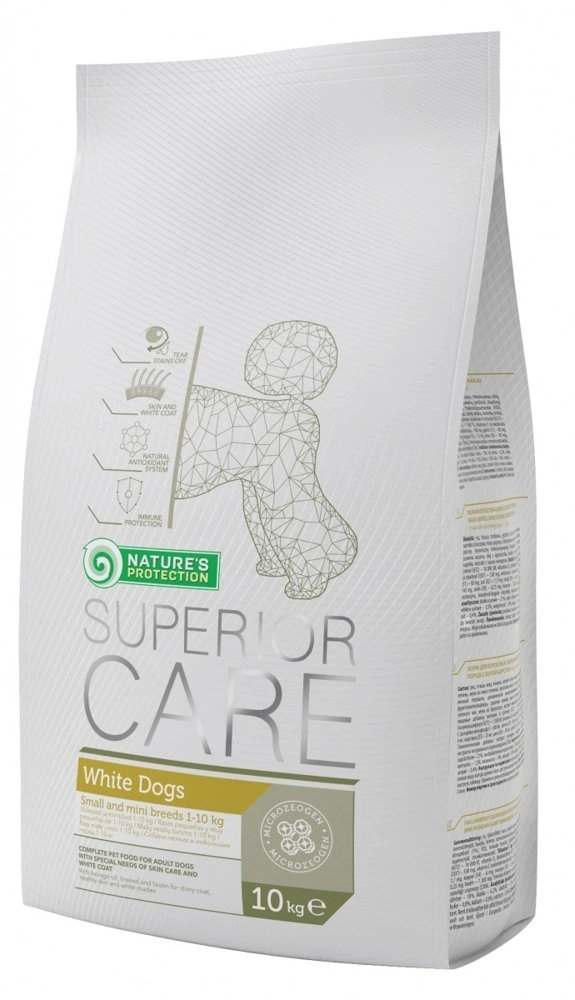 Nature's Protection Superior Care White Dogs jagnięcina adult małe rasy 10 kg