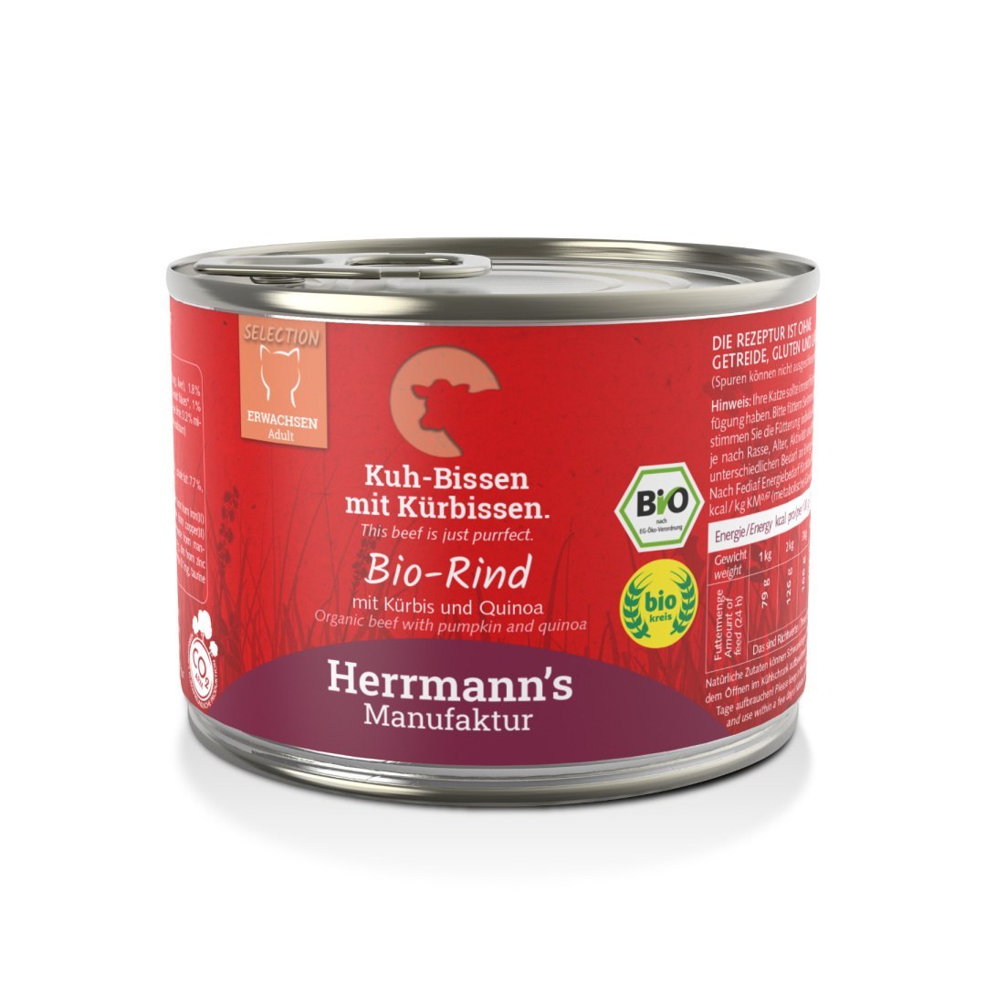 Herrmann's Selection wołowina z dynią adult 200 g