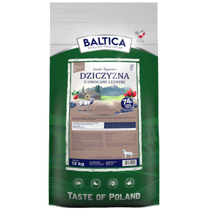 Baltica Smaki Regionów dziczyzna duże rasy 12 kg