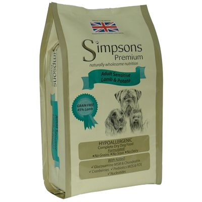 Simpsons Premium jagnięcina adult 12 kg × 2