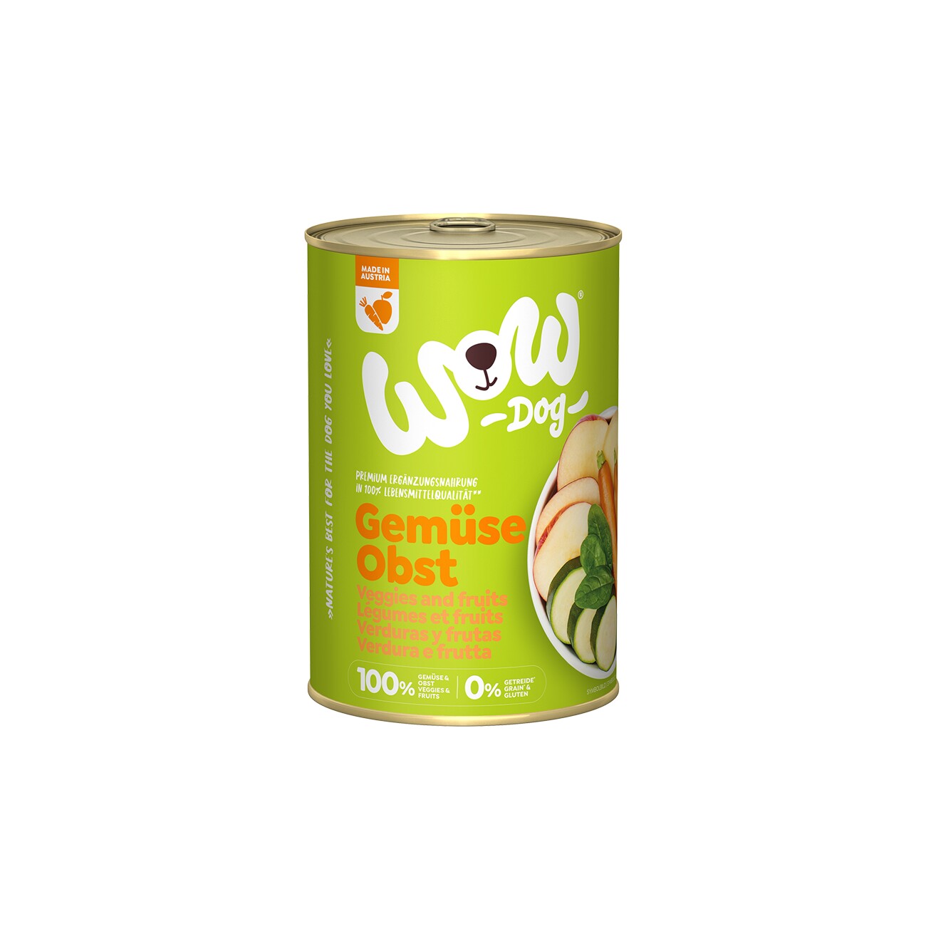 WOW Pur warzywa, owoce adult 400 g × 6