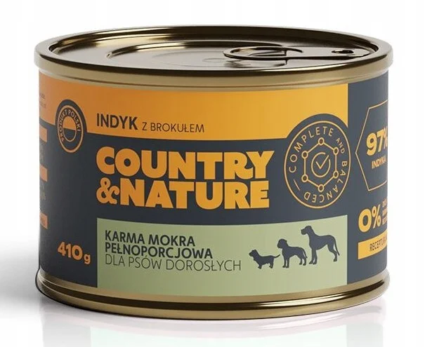 Country & Nature indyk adult 410 g