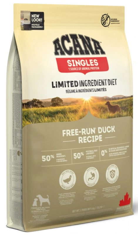 Acana Singles kaczka 6 kg