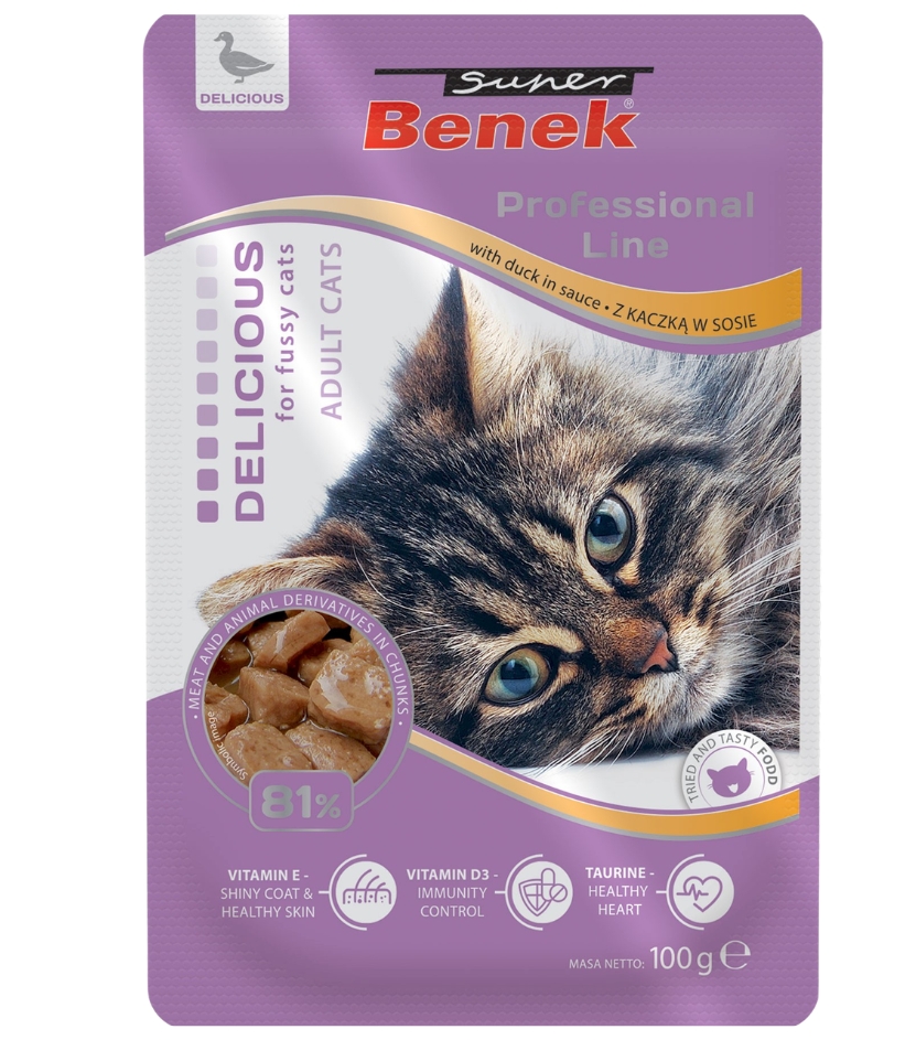 Super Beno Professional Line kaczka w sosie adult 100 g