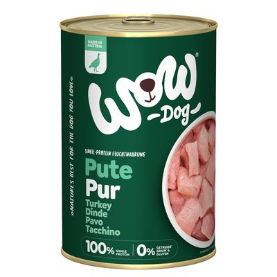 WOW Pur indyk adult 400 g × 6
