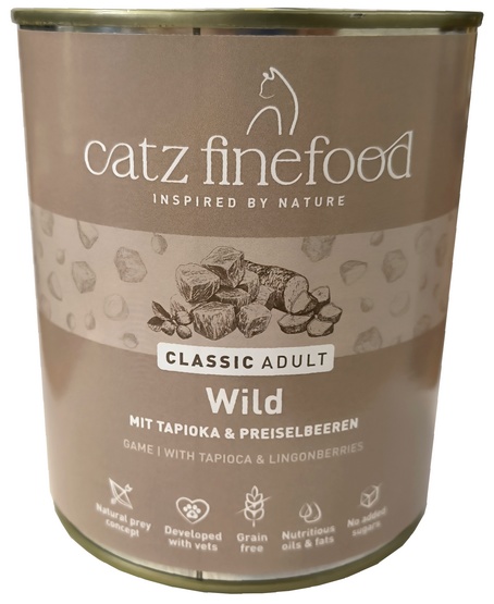 Catz Finefood Classic dziczyzna adult 800 g