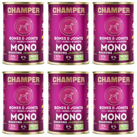 Champer Bones & Joints jagnięcina 400 g × 6