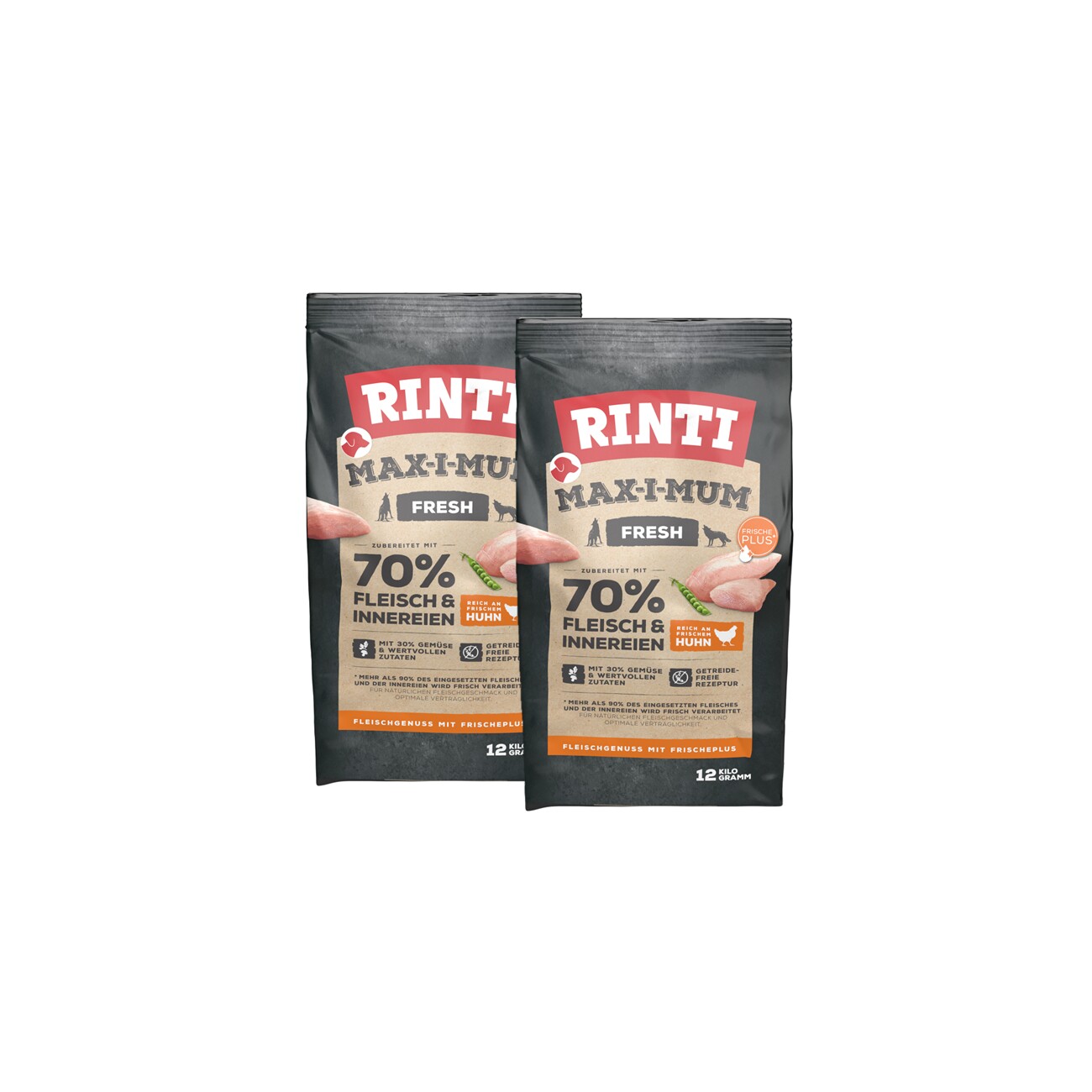 Rinti Max-i-mum kurczak adult 12 kg × 2