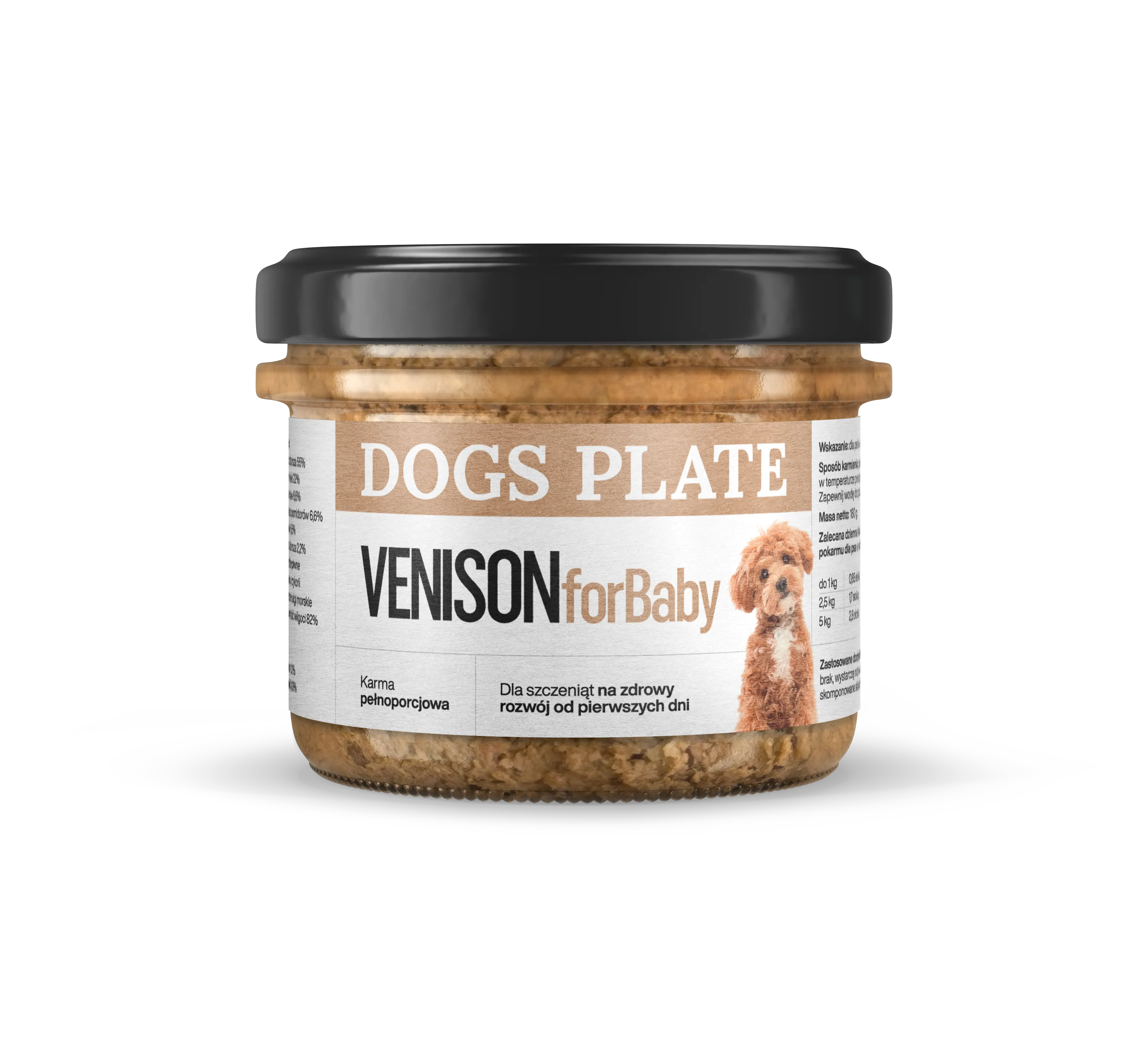 Dogs Plate For Baby dziczyzna junior 180 g