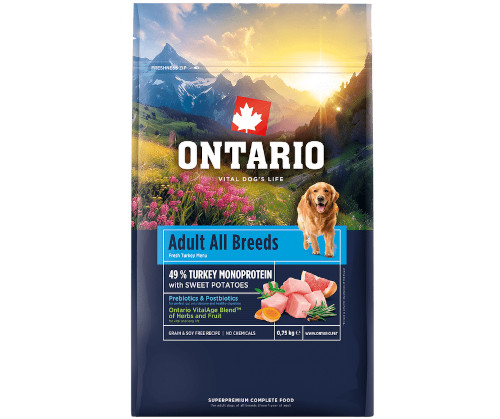 Ontario Monoprotein indyk adult 750 g