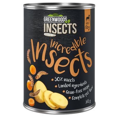 Greenwoods Insects owady adult 375 g × 12