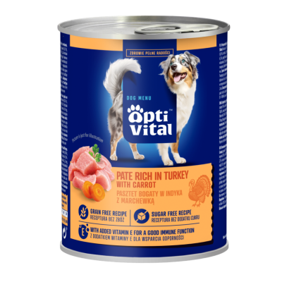OptiVital indyk, kurczak adult 400 g