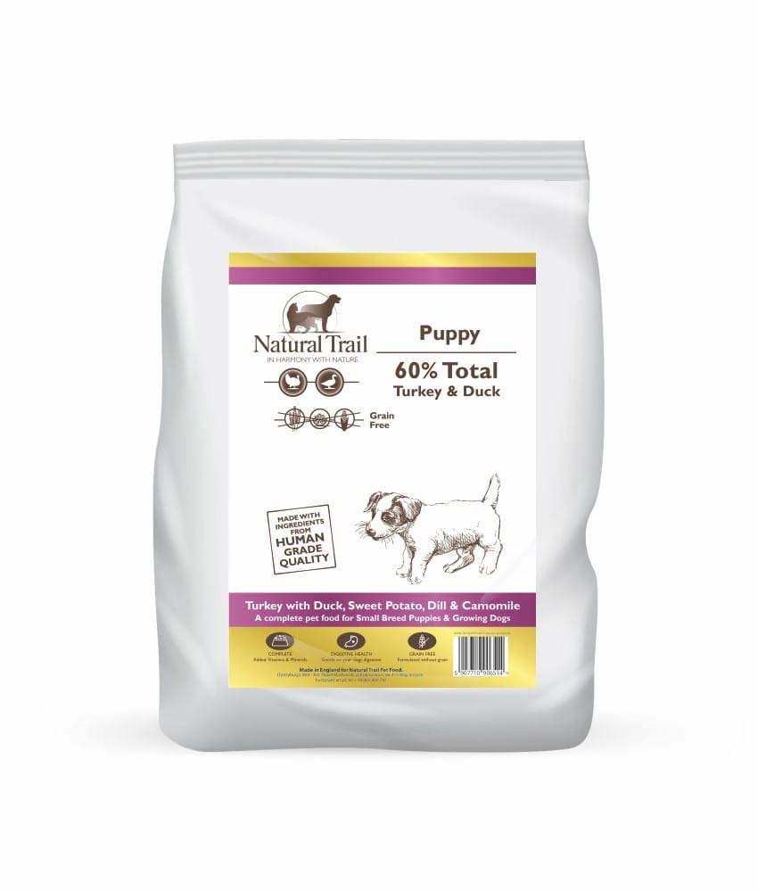 Natural Trail indyk, kaczka puppy małe rasy 2 kg