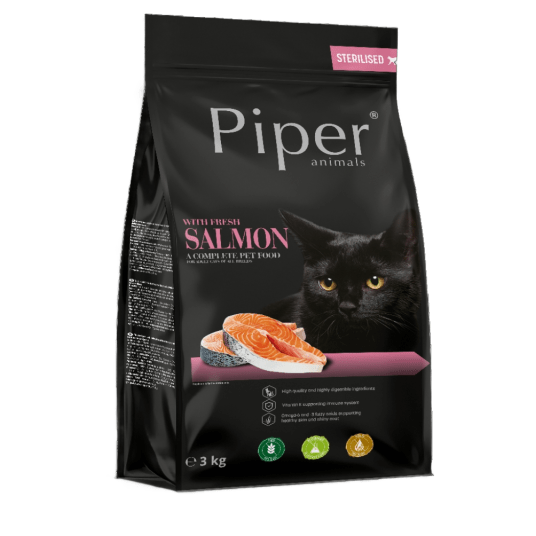 Piper Sterilised łosoś adult 3 kg