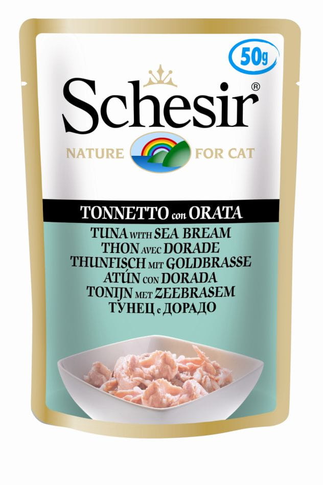 Schesir tuńczyk, dorada w galaretce adult 50 g