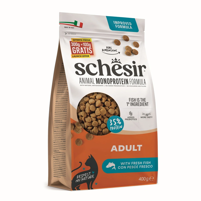 Schesir Animal Monoprotein Formula ryby adult 400 g