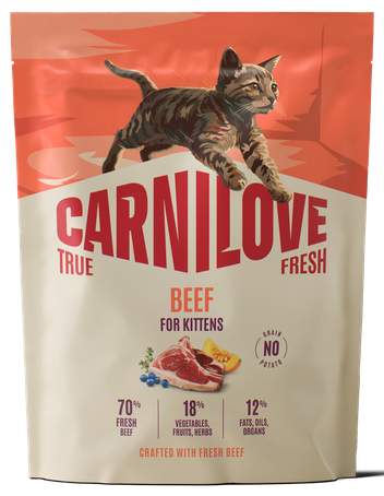 Carnilove True Fresh wołowina kitten 400 g