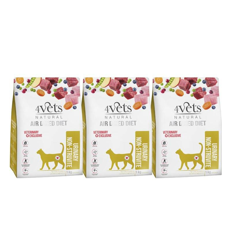 4Vets Natural Urinary 1 kg × 3