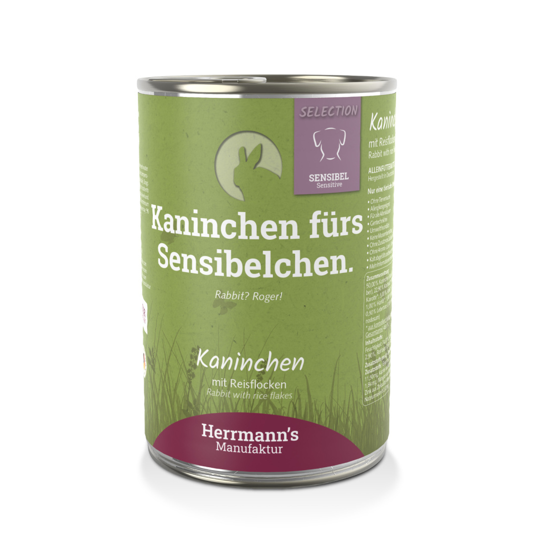 Herrmann's Selection Sensitive królik 400 g