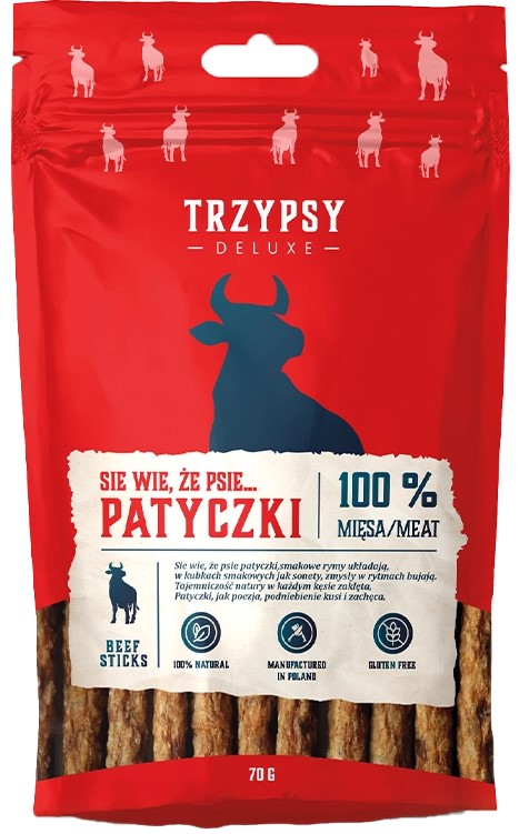 Trzy Psy TrzyPsy Deluxe wołowina 70 g