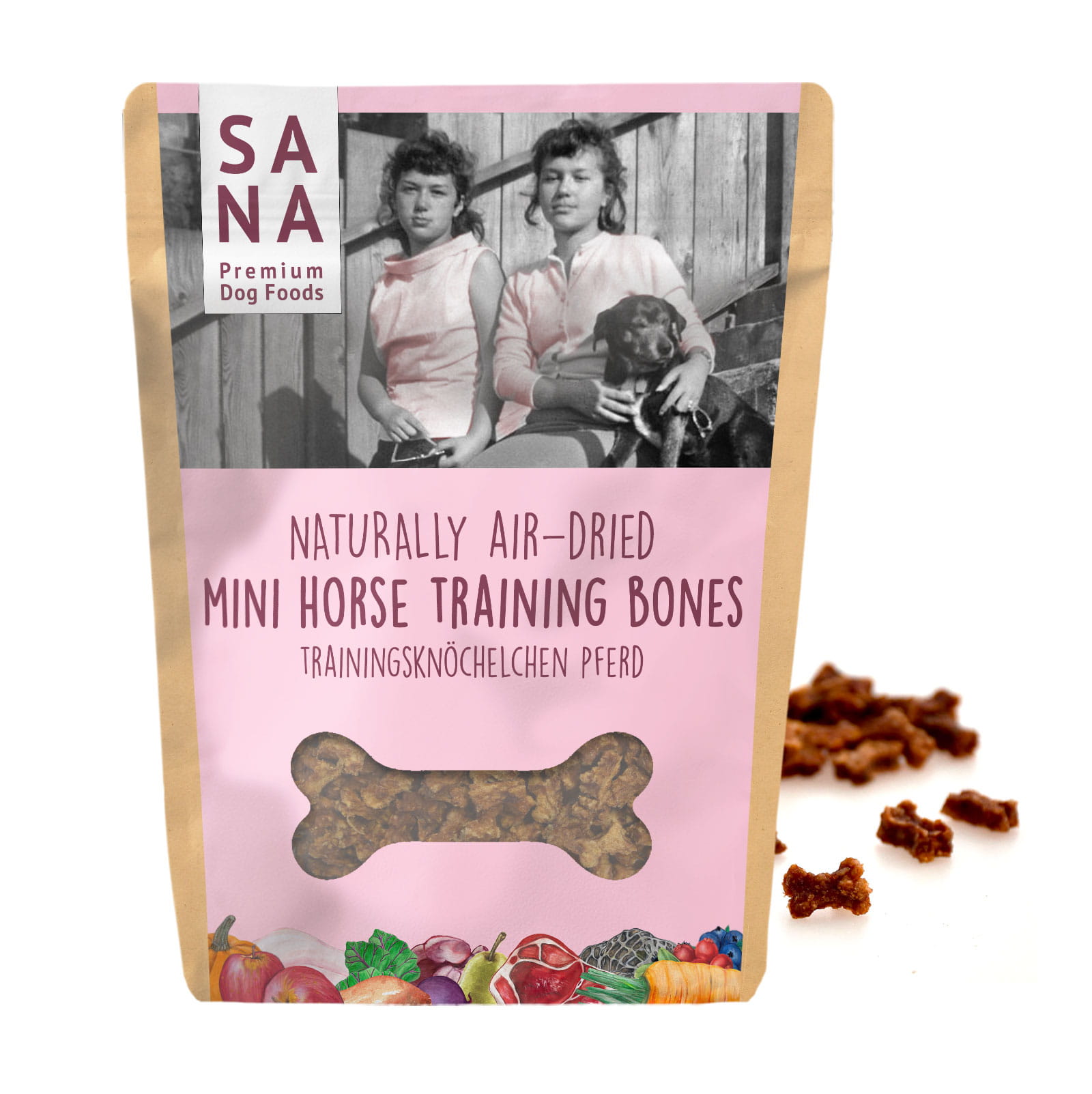 Sanadog Mini Bones konina małe rasy 100 g