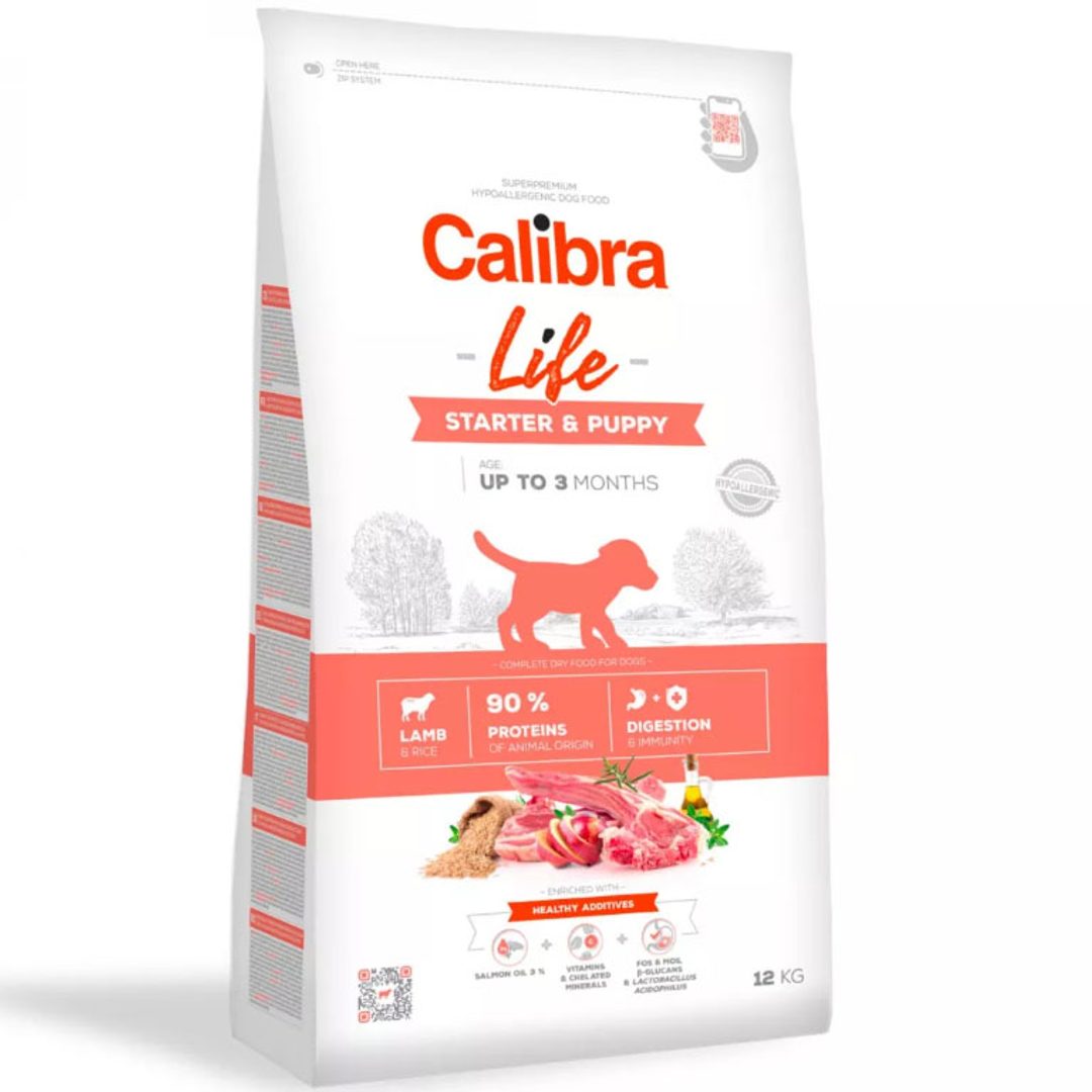 Calibra Dog Life jagnięcina puppy 12 kg