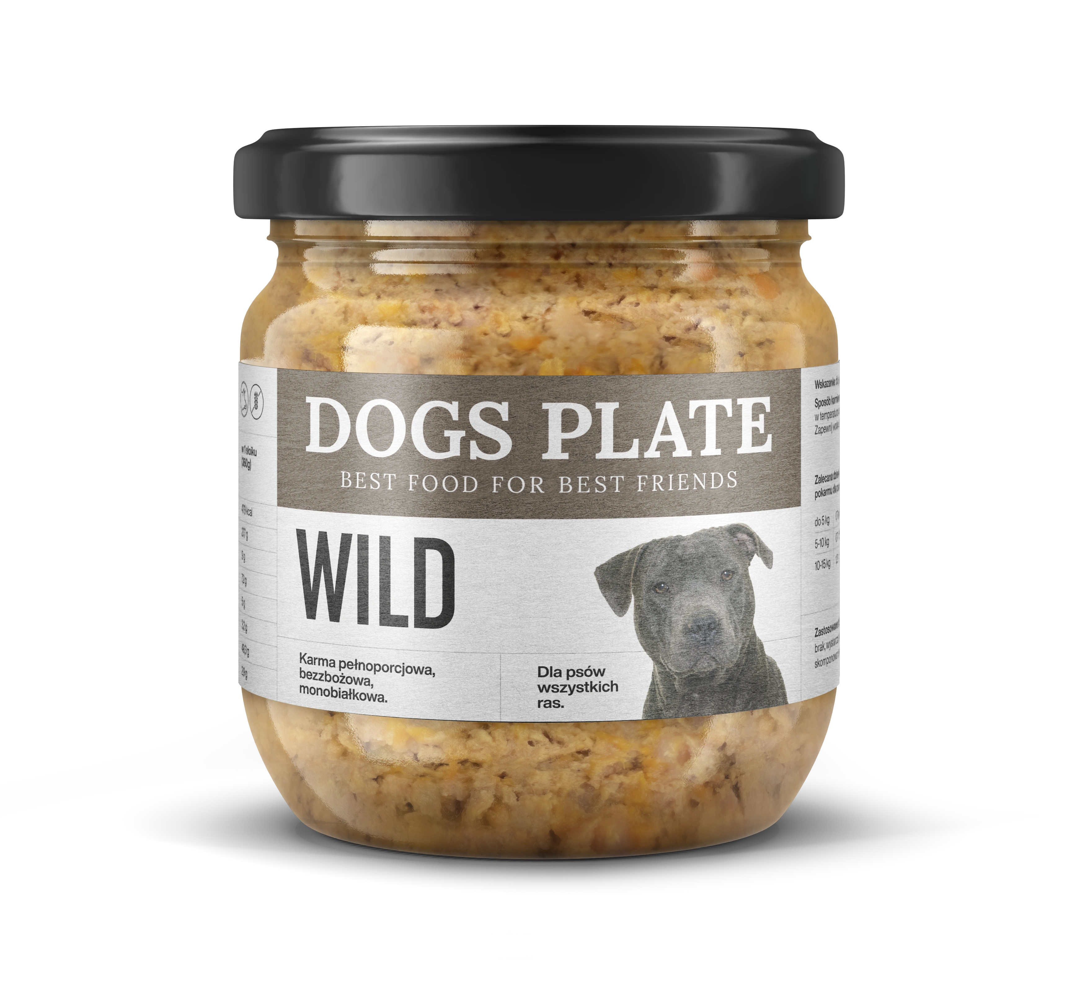 Dogs Plate Wild Game jeleń 360 g