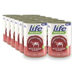 Life Dog Natural wołowina 400 g × 12