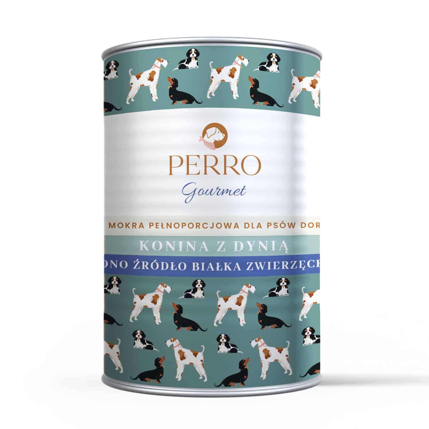 Perro Gourmet konina z dynią adult 400 g
