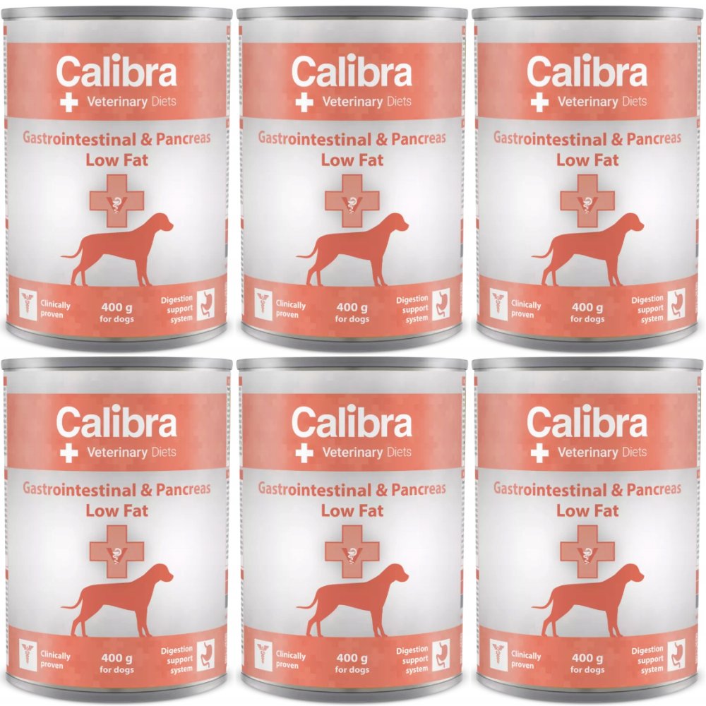 Calibra Veterinary Diet Gastro Low Fat 400 g × 6