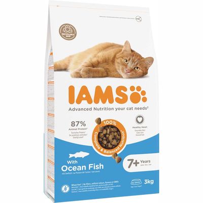 IAMS Advanced Nutrition ryby senior 3 kg × 2