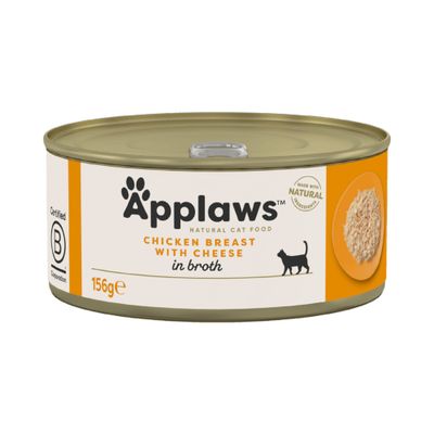 Applaws Sensitive kurczak z serem w bulionie adult 156 g × 6