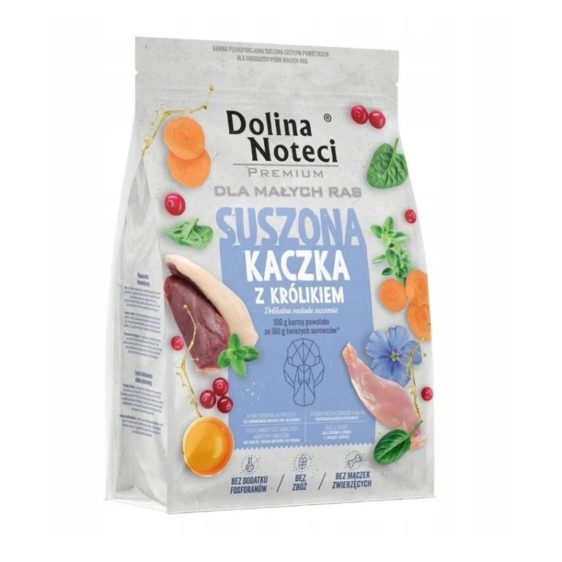 Dolina Noteci Premium kaczka, królik adult małe rasy 3 kg