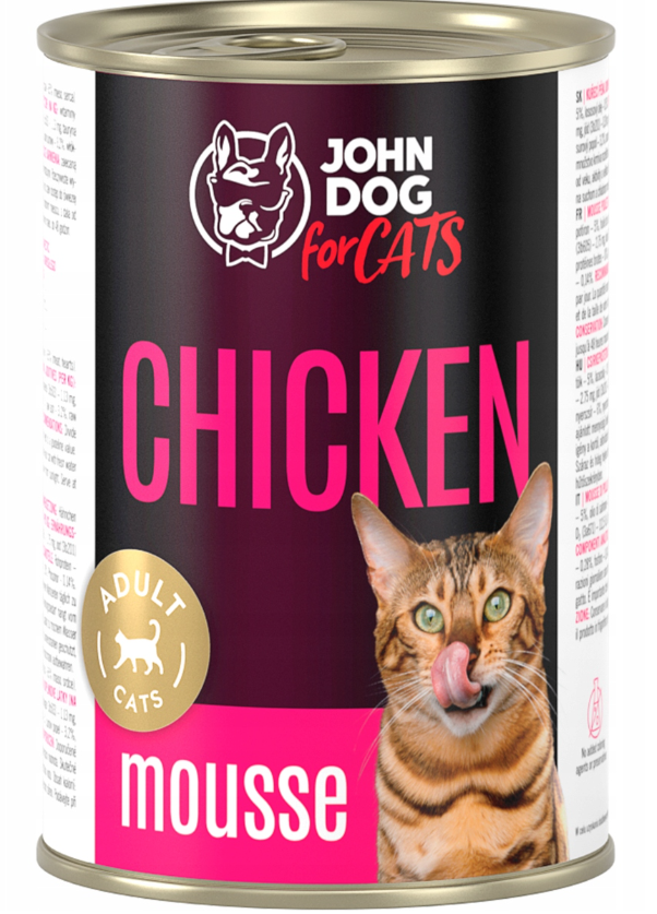 John Dog For Cats kurczak pasztet adult 400 g